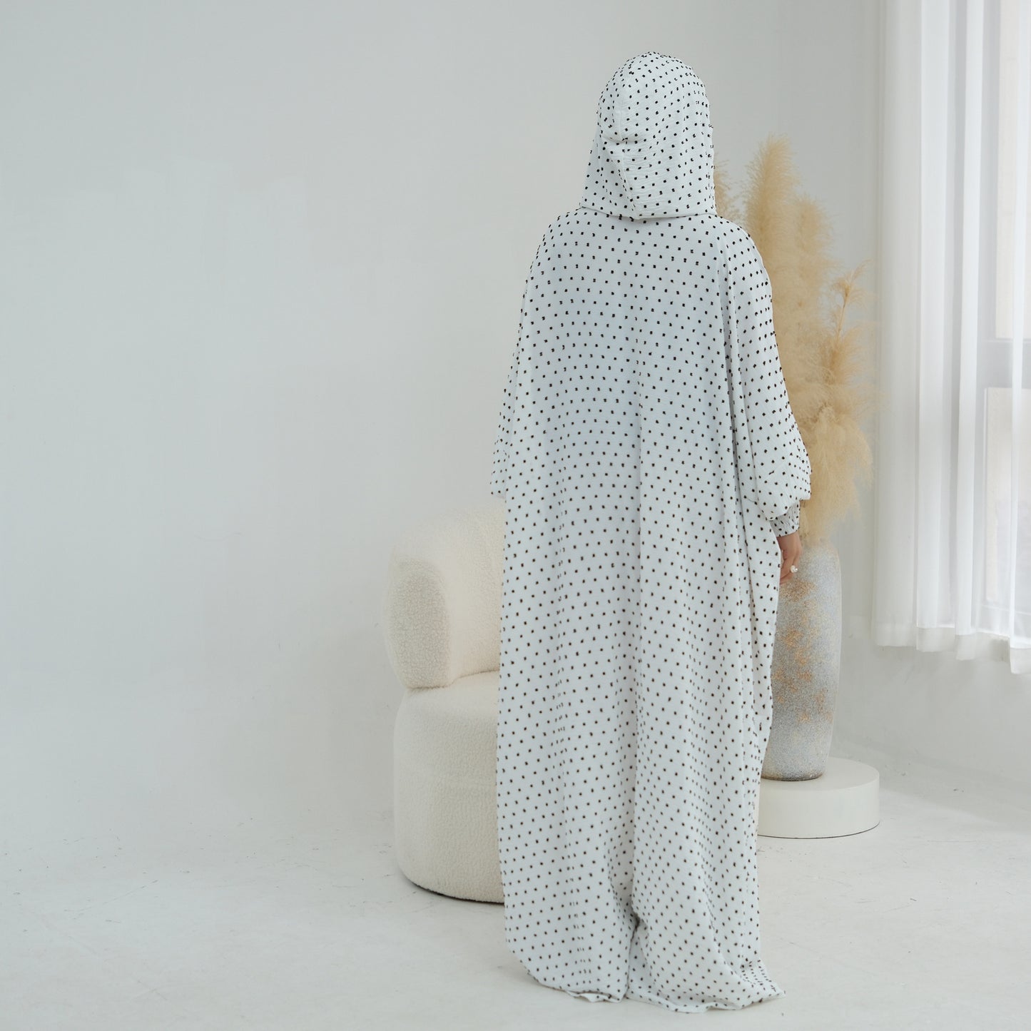 Hooded Prayer Abaya with Matching Hijab
