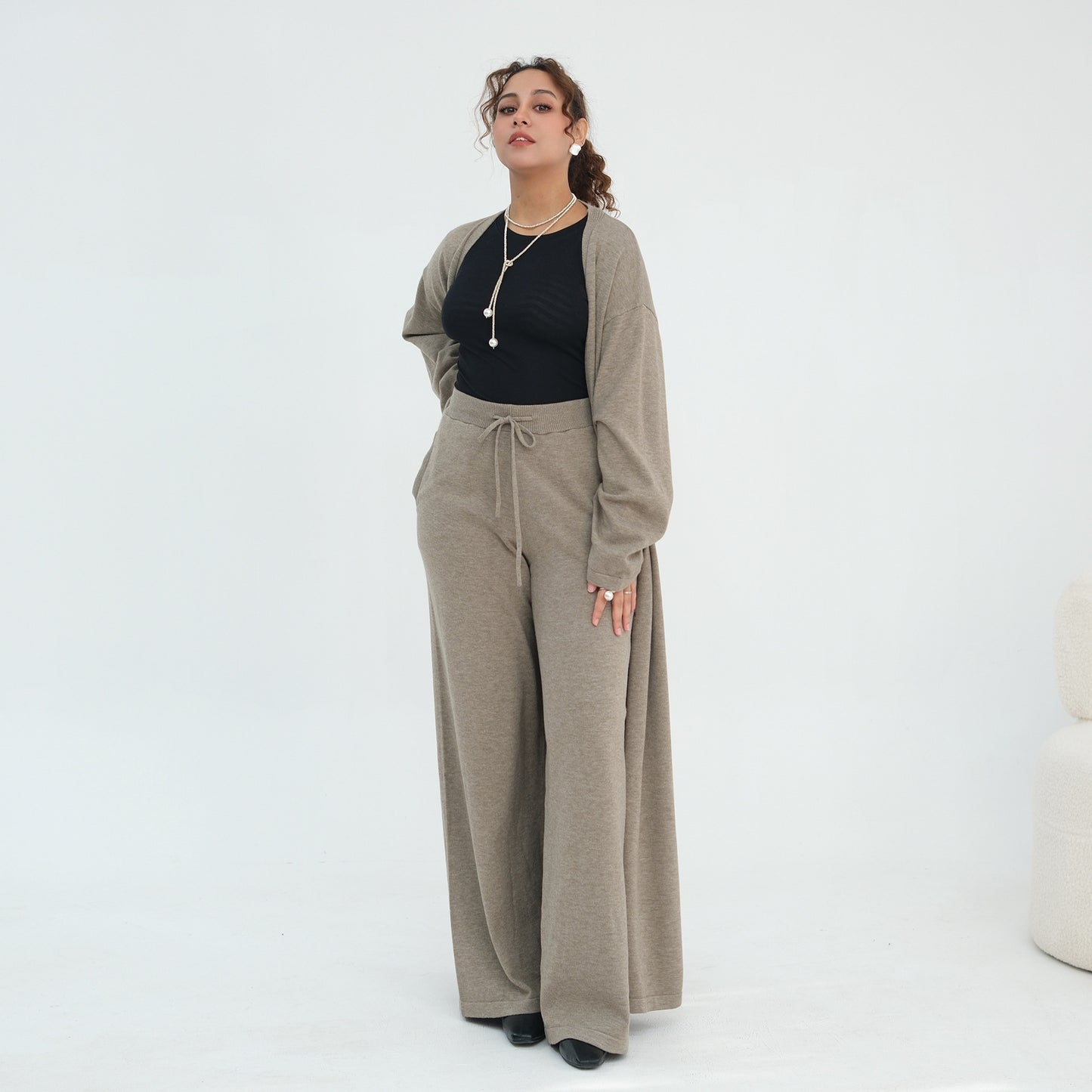 Mocha Elegance Set | Anab Abaya