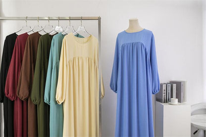 Abaya– Soft, Loose Fit, Long Sleeve Maxi Dress