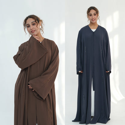 Luxury Stone Abaya – Elegant Modest Wear for Women