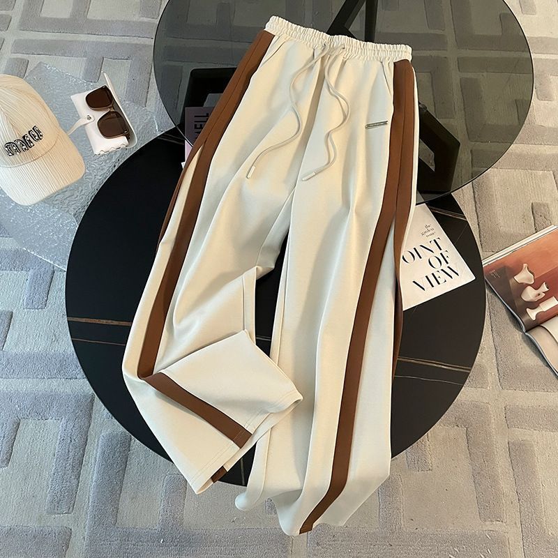 Cream & Brown Modest Tracksuit Set