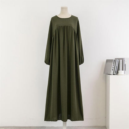 Abaya– Soft, Loose Fit, Long Sleeve Maxi Dress
