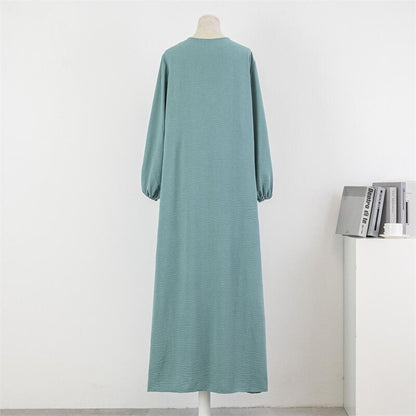 Abaya– Soft, Loose Fit, Long Sleeve Maxi Dress