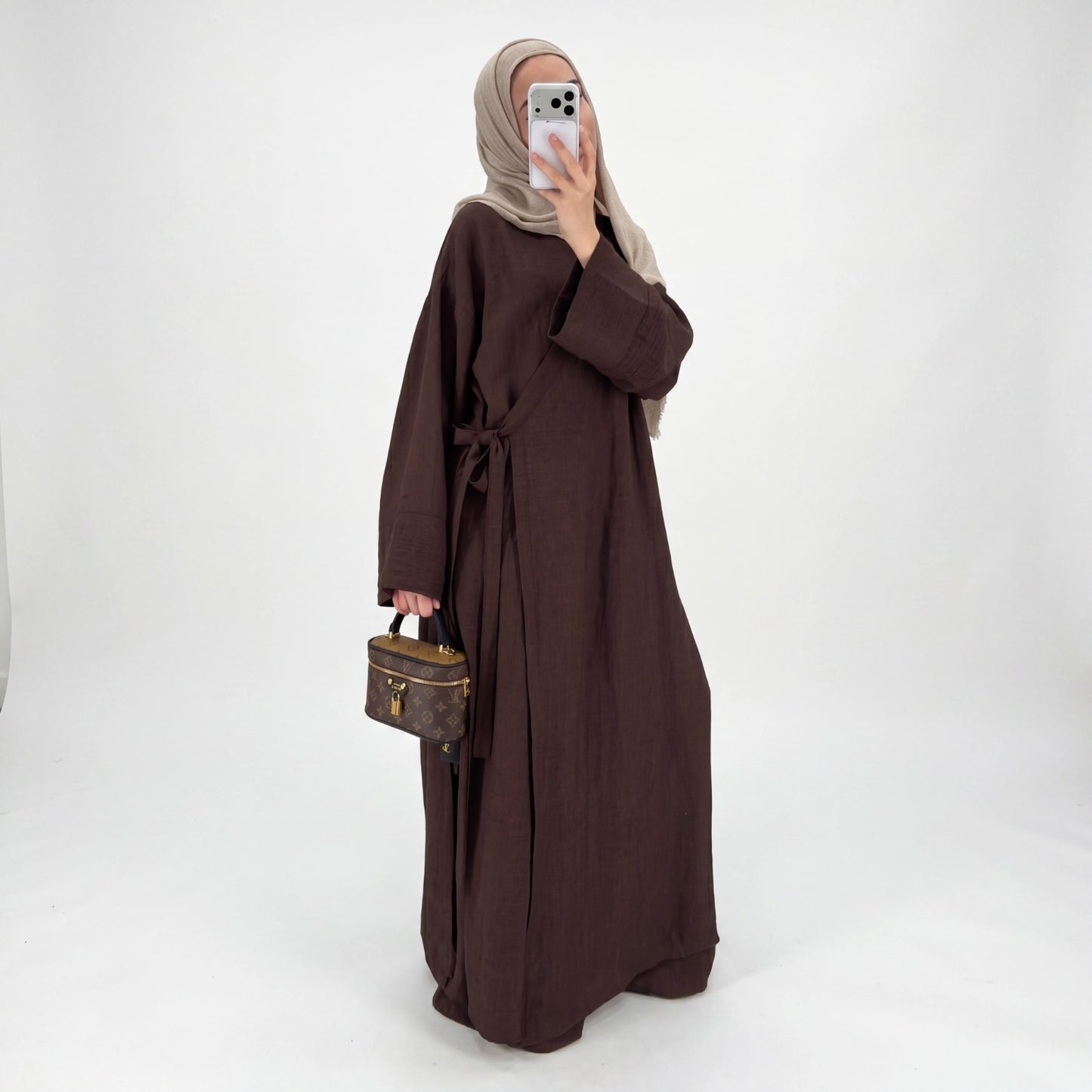Kimono Set 2 Piece Textured Elegant Modest Fashion
