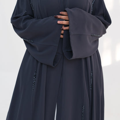 Luxury Stone Abaya – Elegant Modest Wear for Women