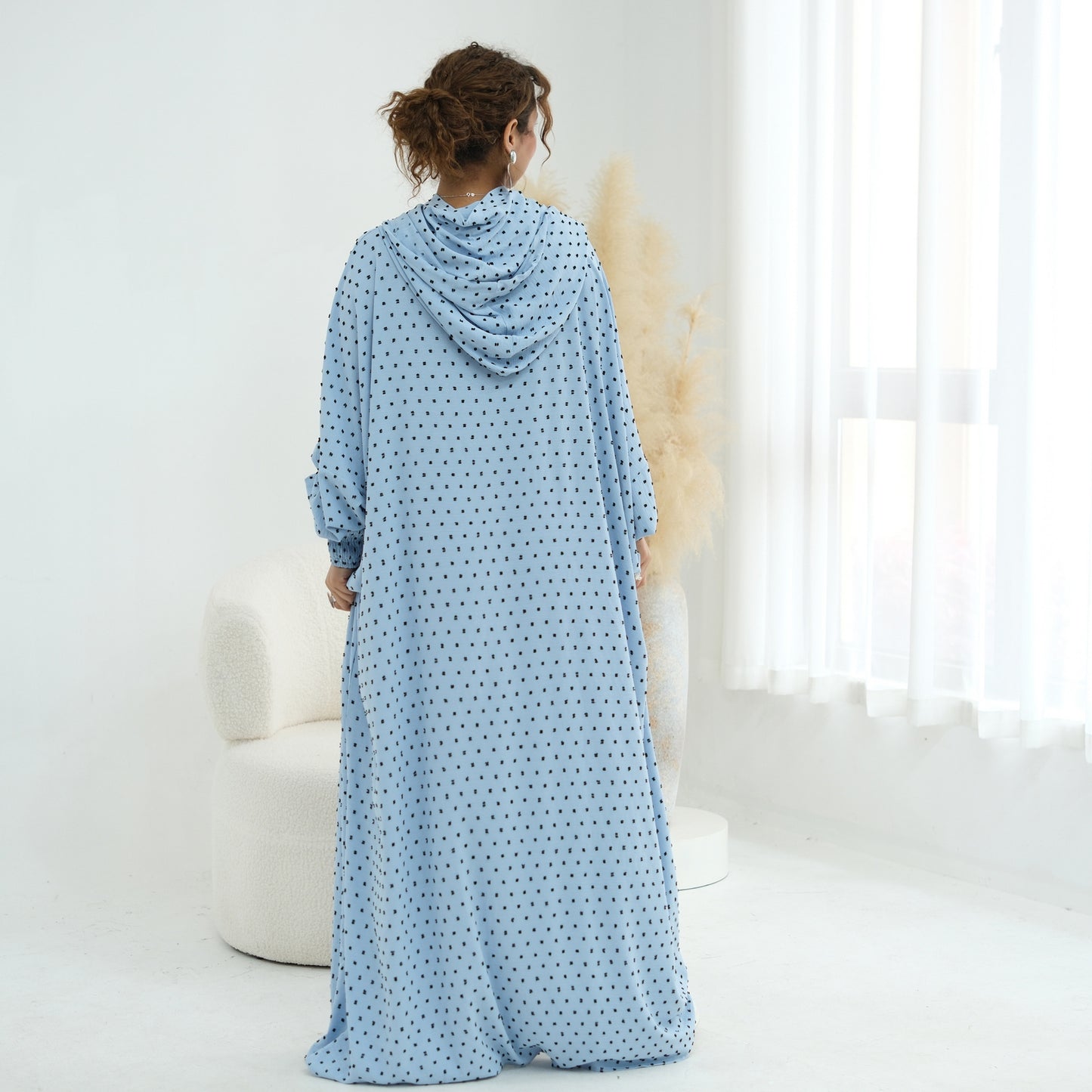 Hooded Prayer Abaya with Matching Hijab