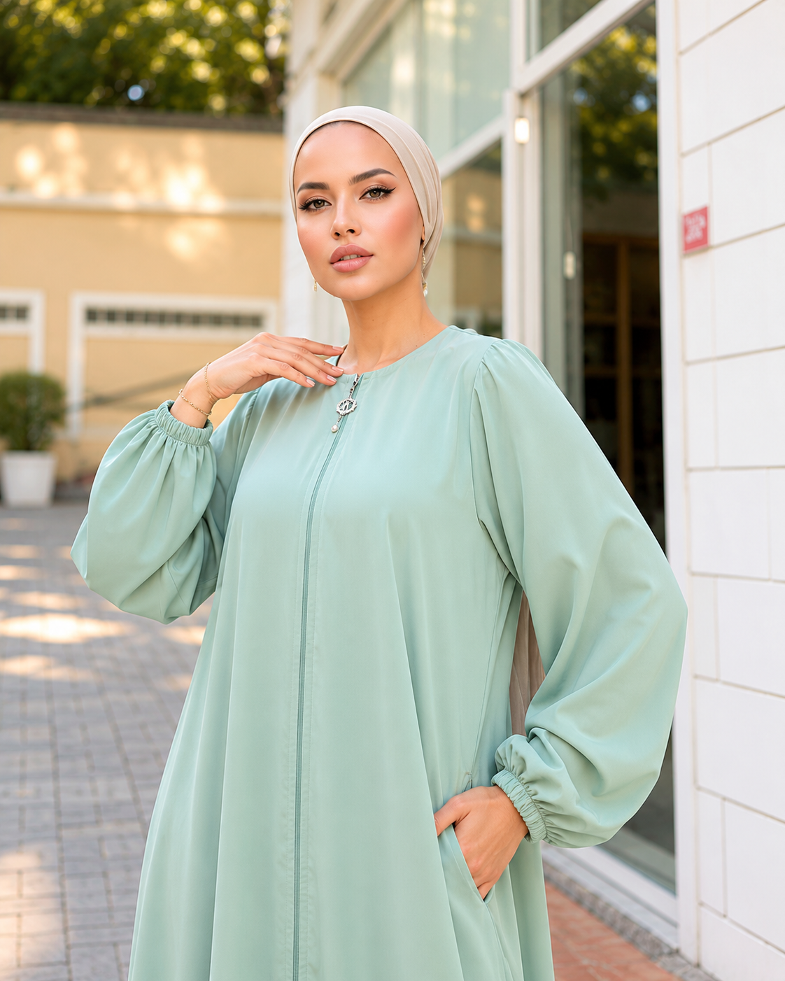Cotton Abaya – Soft, Breathable, Made in Turkey