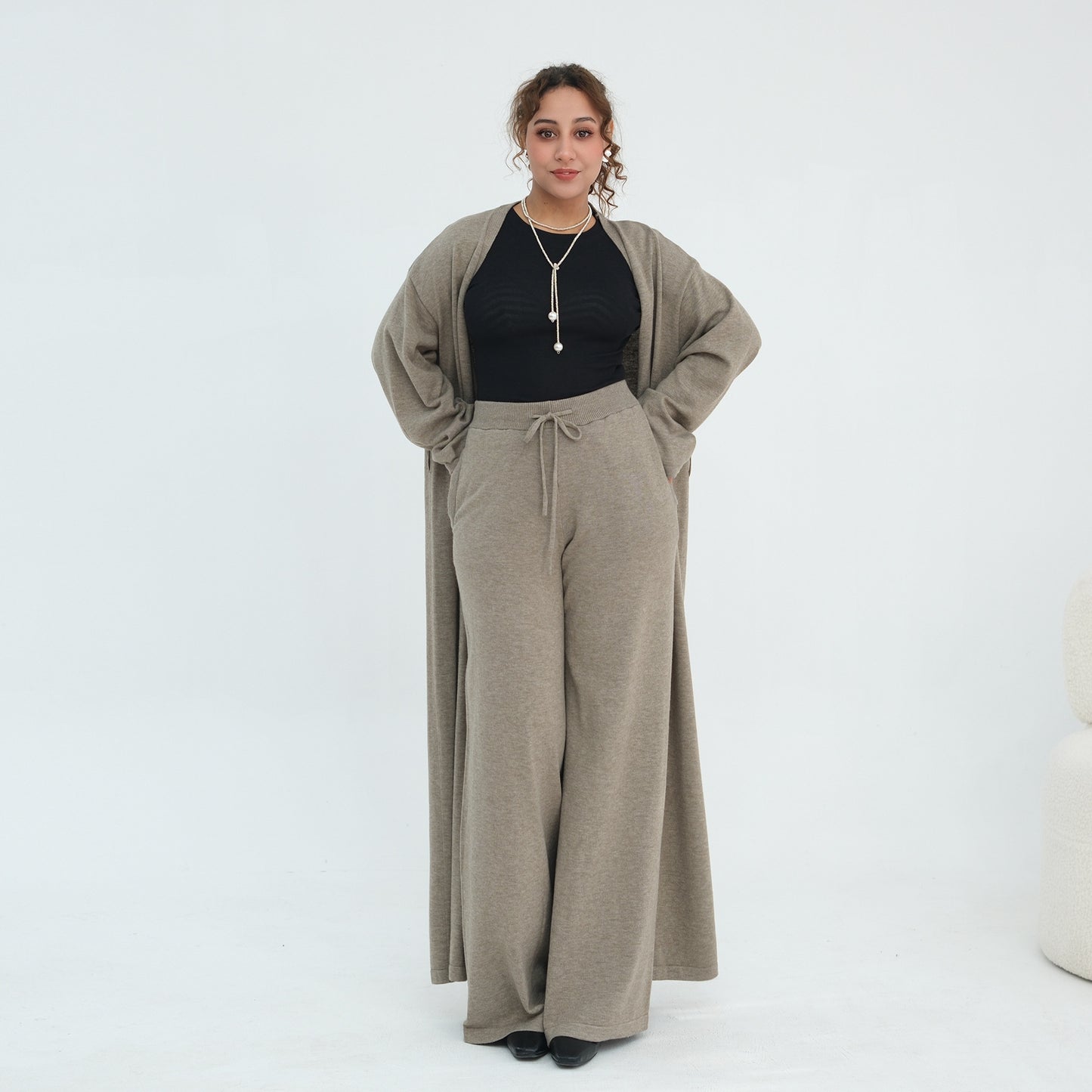 Mocha Elegance Set | Anab Abaya