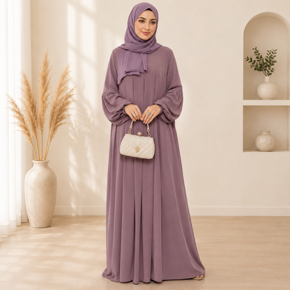 Abaya Elegant | Loose Fit Modest Dress | Muslim Fashion
