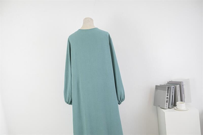 Abaya– Soft, Loose Fit, Long Sleeve Maxi Dress