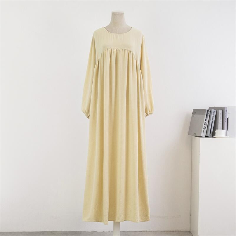 Abaya– Soft, Loose Fit, Long Sleeve Maxi Dress