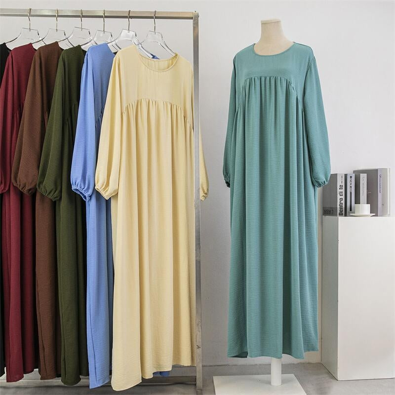 Abaya– Soft, Loose Fit, Long Sleeve Maxi Dress