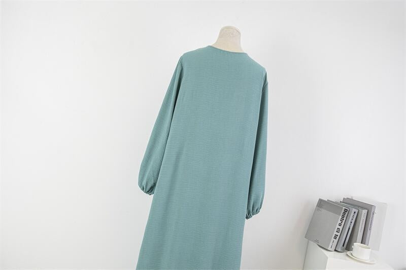 Abaya– Soft, Loose Fit, Long Sleeve Maxi Dress