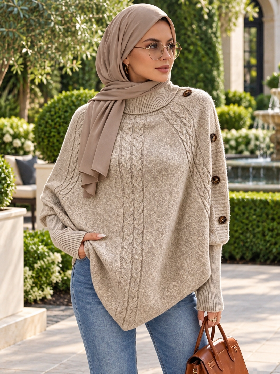 Luxury Knit Poncho Collection