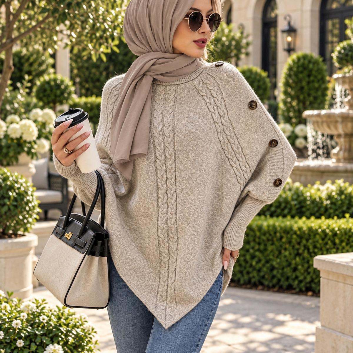 Luxury Knit Poncho Collection