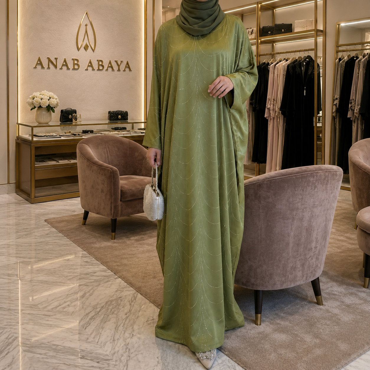 Elegant Luxury Kaftan Abaya