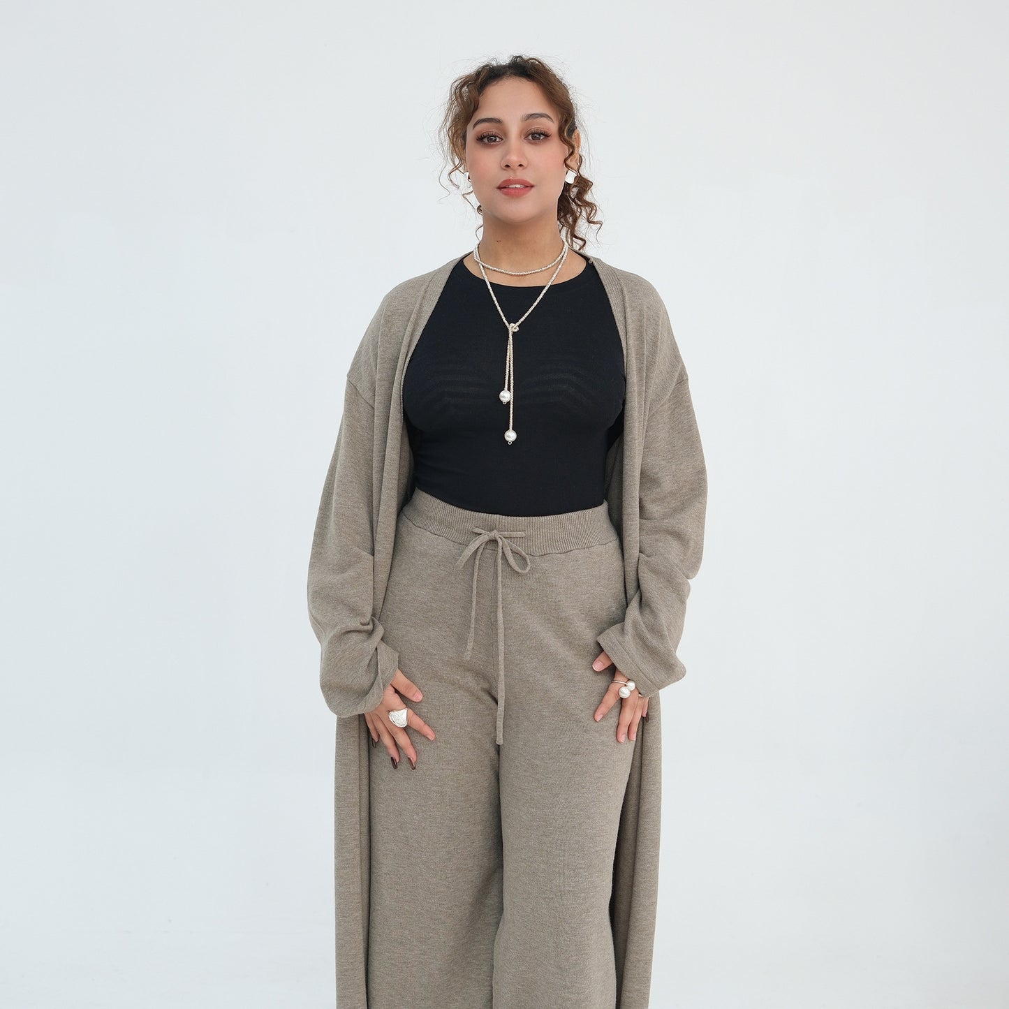 Mocha Elegance Set | Anab Abaya