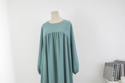 Abaya– Soft, Loose Fit, Long Sleeve Maxi Dress