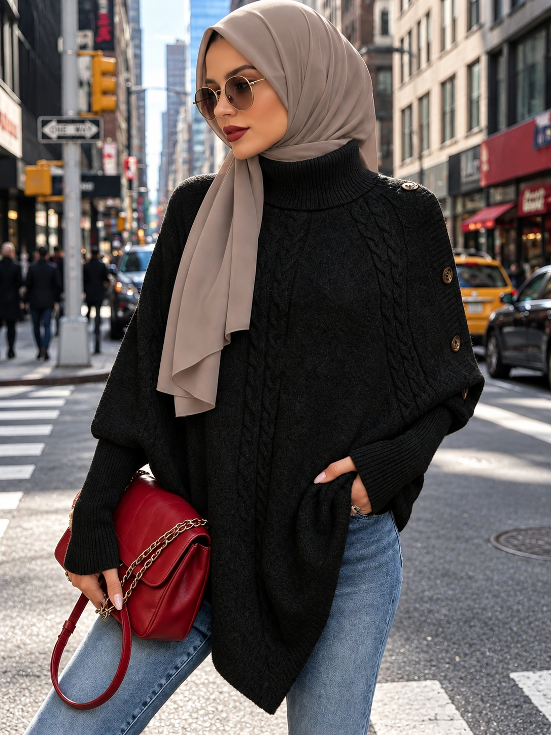 Luxury Knit Poncho Collection