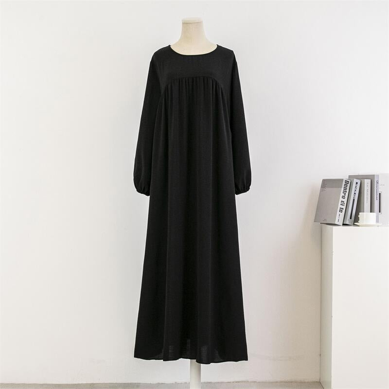 Abaya– Soft, Loose Fit, Long Sleeve Maxi Dress