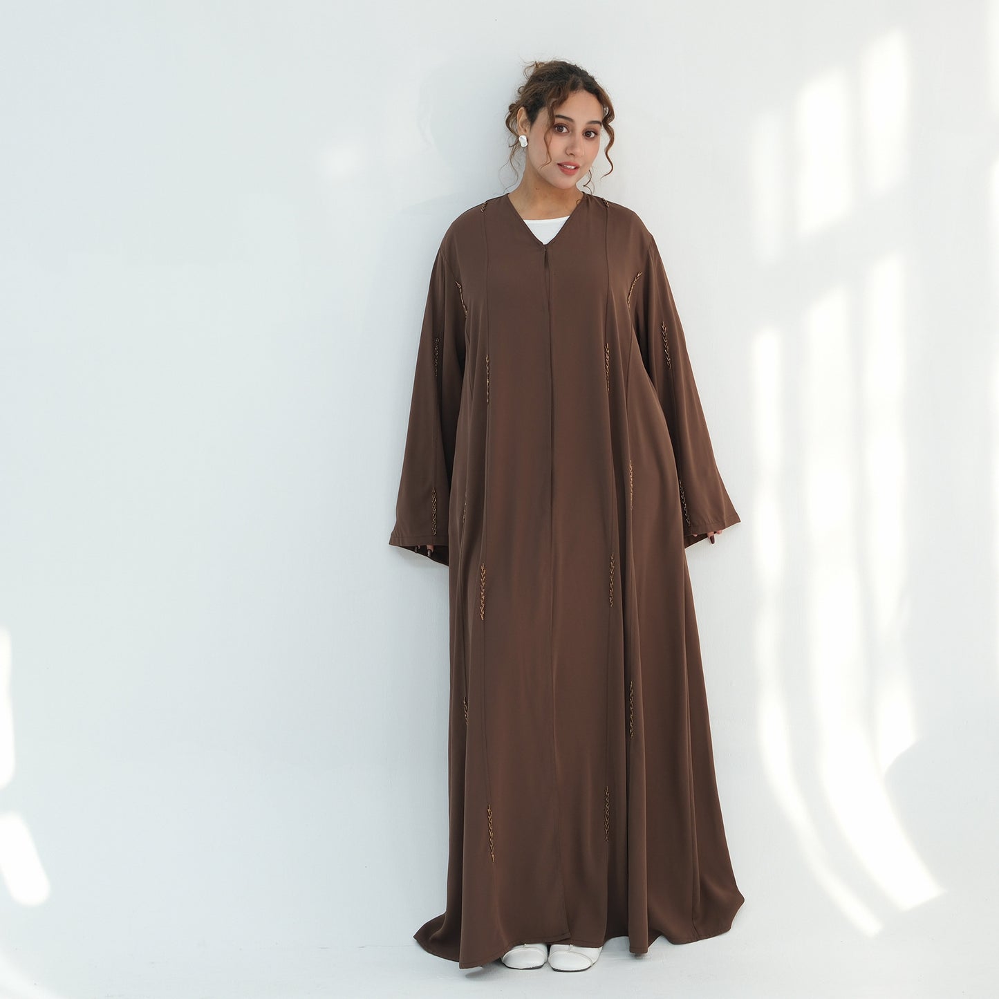 Luxury Stone Abaya – Elegant Modest Wear for Women