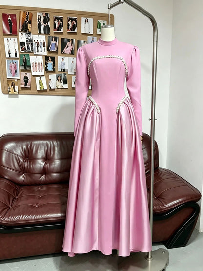 Elegant Abaya Dress for Women | Modest Muslim Clothing | Embellished Long Abaya