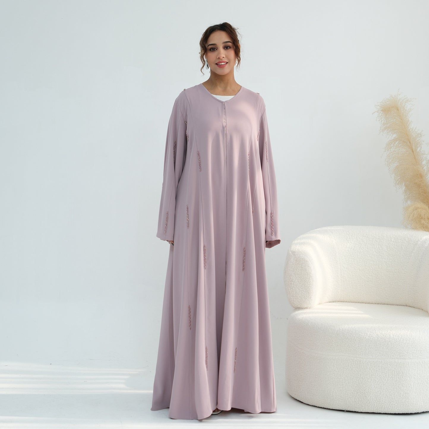 Luxury Stone Abaya – Elegant Modest Wear for Women