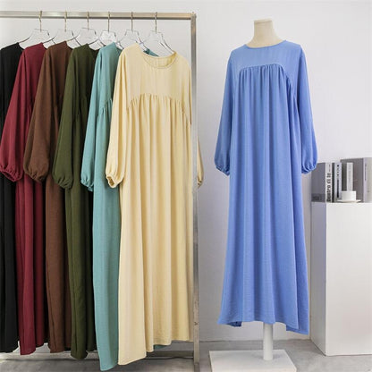 Abaya– Soft, Loose Fit, Long Sleeve Maxi Dress
