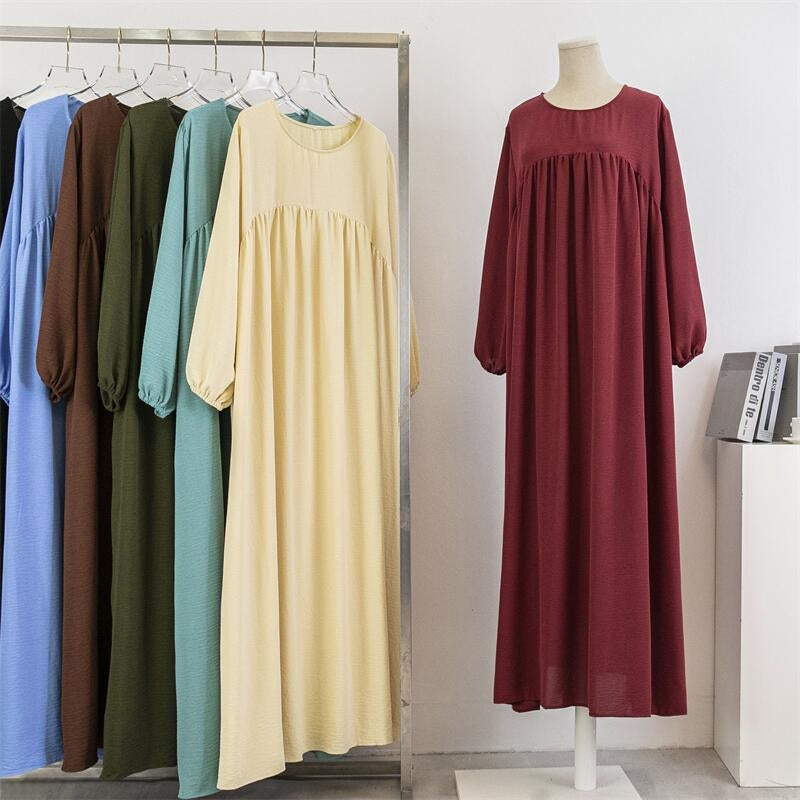 Abaya– Soft, Loose Fit, Long Sleeve Maxi Dress