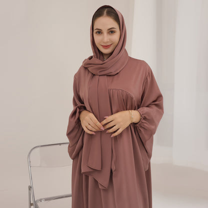 Abaya– Soft, Loose Fit, Long Sleeve Maxi Dress