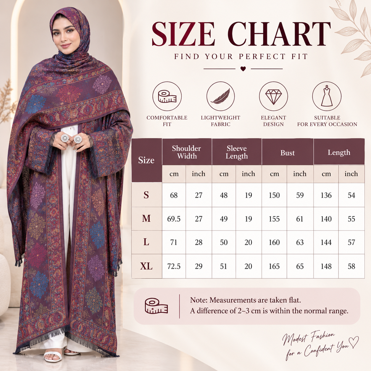 Elegant Paisley Printed Abaya Set with Matching Hijab – Modest Fashion for Every Occasion