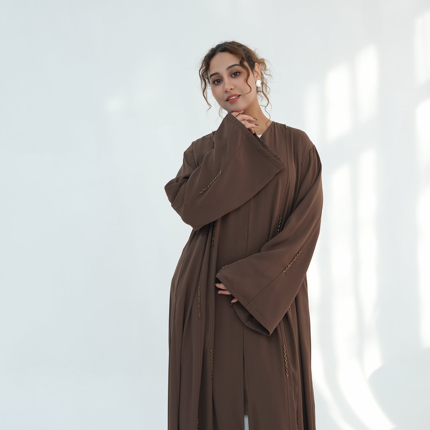 Luxury Stone Abaya – Elegant Modest Wear for Women
