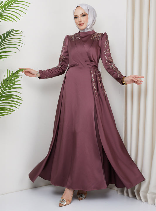 Unlined - Dusty Rose - Evening Dresses