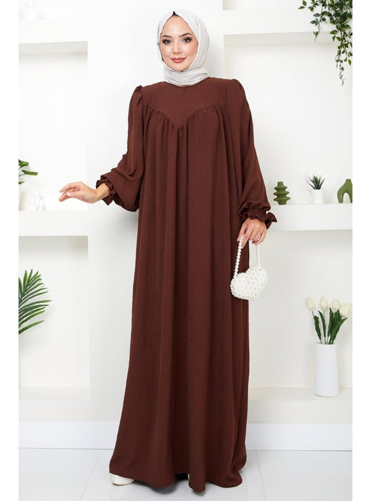 Brown - Modest Dress