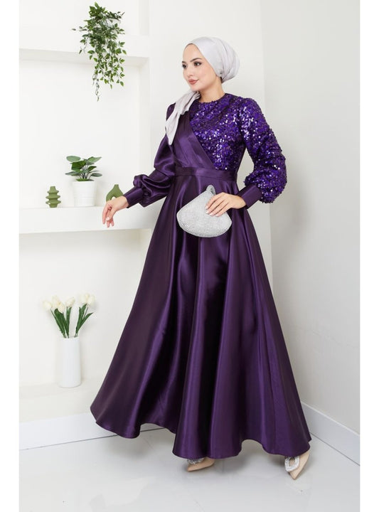 Mink - Modest Evening Dress