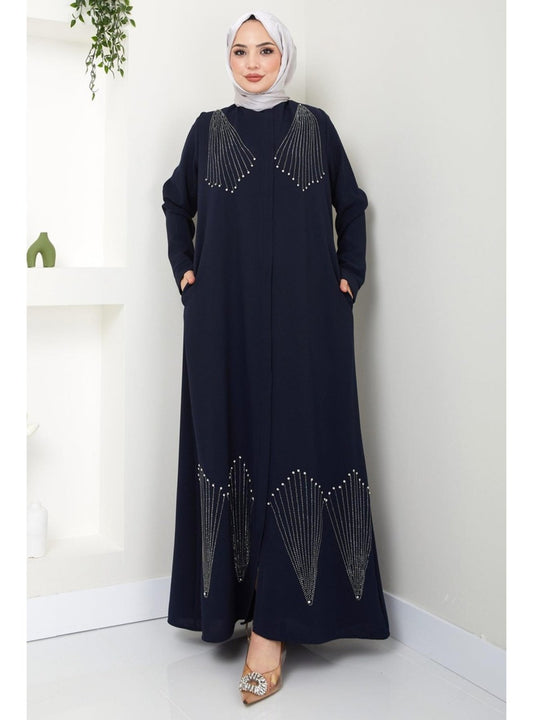 Navy Blue - Abaya
