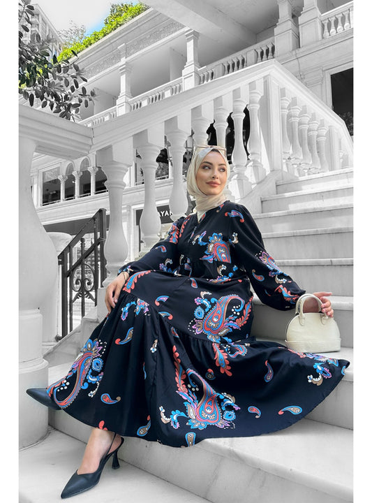 Blue - Modest Dress